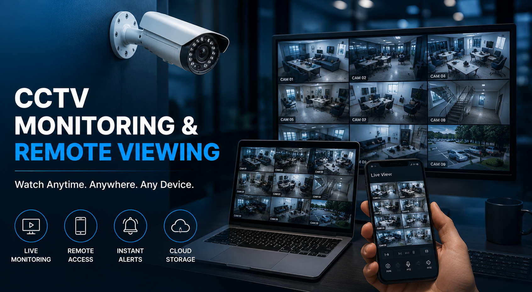 CCTV Monitoring & Remote Viewing